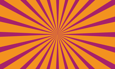 Purple and orange sunburst pattern background