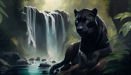 a panther in the wild