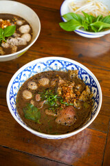 Thai boat noodles with wagyu