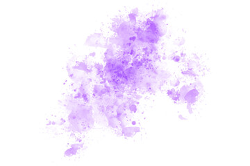 Fototapeta premium Abstract Purple Brush Watercolor Back Drop Shape element