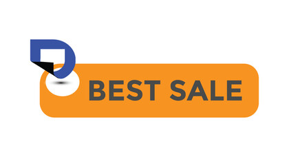 Best sale button web banner templates. Vector Illustration
