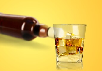 Iced tasty alcohol refreshing drink