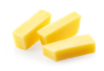 cheese isolated white background with clipping path