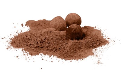 Tasty sweet brown Cocoa powder