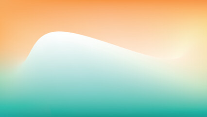 vector gradient blur orange green abstract background