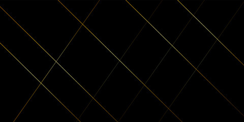 Abstract black with golden lines, triangles background modern design . Modern design with dynamic shapes composition and technology concept on circuit board, Hi-tech digital background. Vector design 