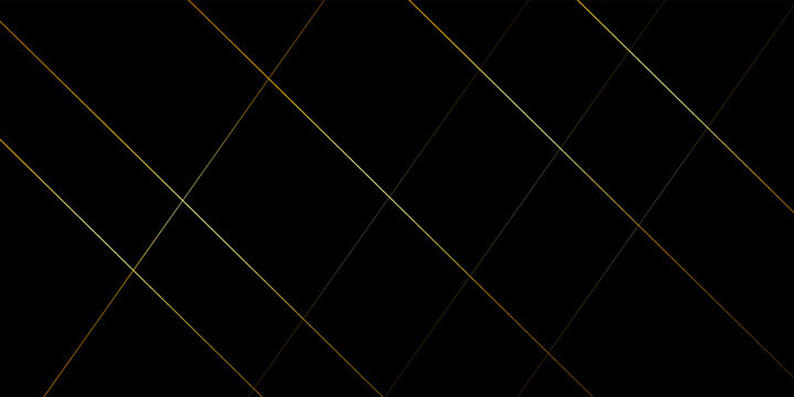 Abstract black with golden lines, triangles background modern design . Modern design with dynamic shapes composition and technology concept on circuit board, Hi-tech digital background. Vector design 