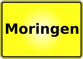 Stadteingangsschild Deutschland Stadt Moringen