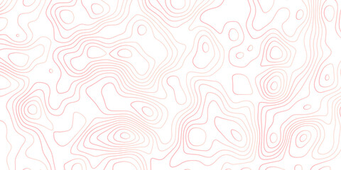 Abstract Topographic map background with wave line. gradient multicolor wave curve lines banner background design. Vector illustration. Line topography map contour background.