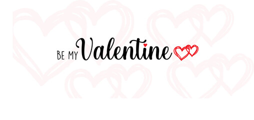 Valentines day background with heart pattern, ideal for vector illustration, Wallpaper, flyers, postcards, web template, invitation, posters, brochure, banners.