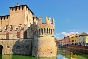 Fontanellato, Parma, Emilia-Romagna, Italia - La Rocca Sanvitale, nota anche come Castello di...