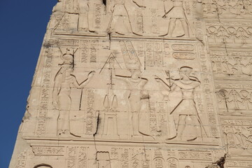 Ancient egyptian temple of Kom Ombo in Aswan 