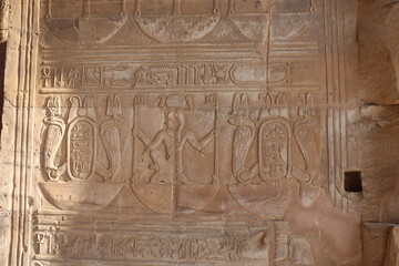 Ancient egyptian temple of Kom Ombo in Aswan 