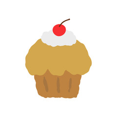 カップケーキのイラスト