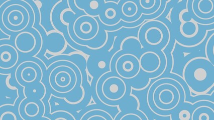 Fototapeta na wymiar Circle, Blue Background, 3D Render Abstract Background Texture