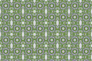 kaleidoscopic seamless pattern tile with small mandala inside Geometric ethnic repeat photo Design for background, carpet, wallpaper, clothing, wrap, Batik, abric, embroidery style.