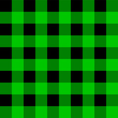 green and black checkered pattern