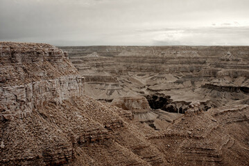 Infrared Sepia Tone Grand Canyon Arizona