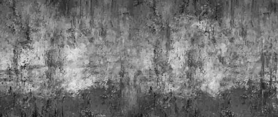 Grey stone vector texture background for cover design, cards, flyer, poster or design interior. Stone grunge textured surface. Monochrome backdrop. Stucco. Wall. Hand drawn painted illustration.	