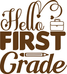 back to school svg design
