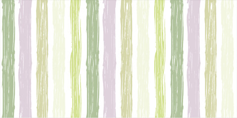 Stripes pattern, spring green striped seamless vector background, grass brush strokes. pastel grunge stripes, watercolor paintbrush line