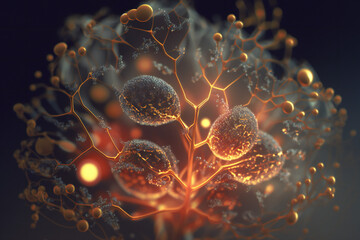 molecules, atoms, and neurons interact and communicate to regulate the function of cells, organisms, and systems