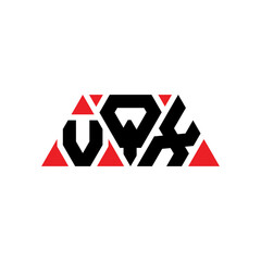 VQX triangle letter logo design with triangle shape. VQX triangle logo design monogram. VQX triangle vector logo template with red color. VQX triangular logo Simple, Elegant, and Luxurious Logo...