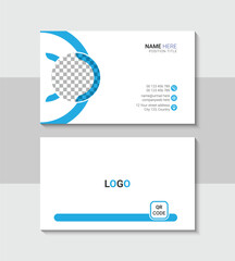 Professional and simple business card design template
