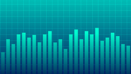Abstract graph chart of stock market trade background.