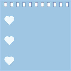 cute stationery paper planner, journal, diary, notepad, memo, sticky note, reminder letter message decoration