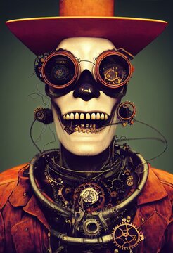 The Gadget-Toting Treasurer of the sky pirates. Generative AI