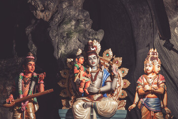 Colorful Saints in the Batu Caves, Kuala Lumpur, Malaysia