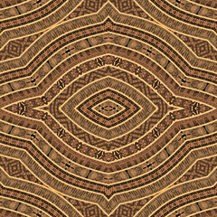 Fototapeta premium African wood texture, ethnic design of a veined wood, seamless and textured pattern, high definition (HD format), illustration
