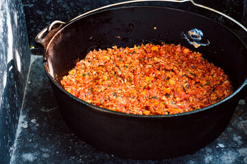 Lasagne aus dem Dutch Oven