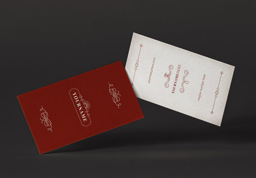 Vintage Bodegon Menu Personal Card