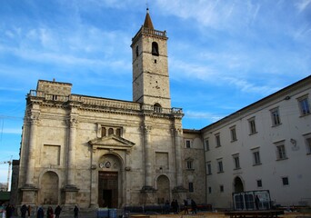 Fototapeta na wymiar Italy, Marche, Ascoli Piceno: Saint Francesco Church.
