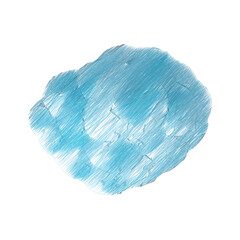 Cartoon rain cloud isolated transparent background drawing
