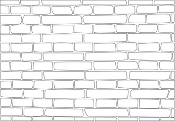 seamless white brick wall