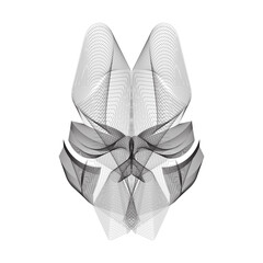 Illustration of a dog face