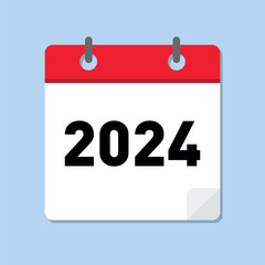 2024 calendario icono	