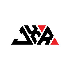 JXR triangle letter logo design with triangle shape. JXR triangle logo design monogram. JXR triangle vector logo template with red color. JXR triangular logo Simple, Elegant, and Luxurious Logo...