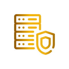 data protection gradient icon
