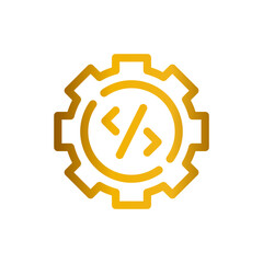 gear gradient icon