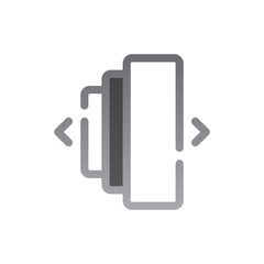 slider two tone gradient icon