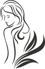 luxury beauty women's logo design