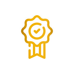 quality gradient icon