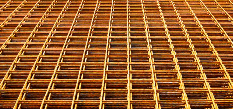 storage place for steel mesh for the construction industrie,background for design,