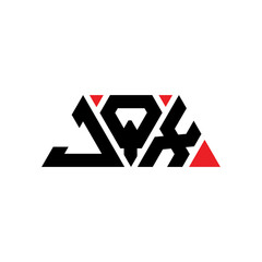 JQX triangle letter logo design with triangle shape. JQX triangle logo design monogram. JQX triangle vector logo template with red color. JQX triangular logo Simple, Elegant, and Luxurious Logo...