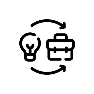 implementation line icon