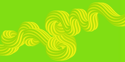 Abstract modern and seamless retro curved green fluid background with wave lines for wallpaper, cover, card, template, decoration and design.